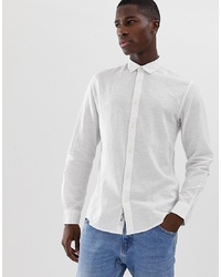 ONLY & SONS Slim Fit Linen Shirt