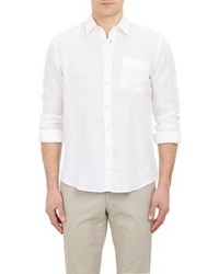 Vilebrequin Slub Linen Shirt White