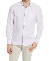 Johnston & Murphy Slub Long Sleeve Linen Shirt