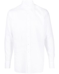 Lardini Spread Collar Long Sleeved Shirt
