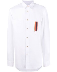 Paul Smith Stripe Detail Linen Shirt