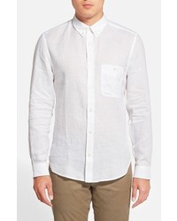 7 For All Mankind Trim Fit Linen Oxford Shirt