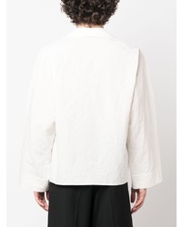 Saint Laurent V Neck Linen Shirt
