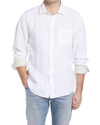 Tommy Bahama Ventana Plaid Linen Button Up Shirt In White At Nordstrom