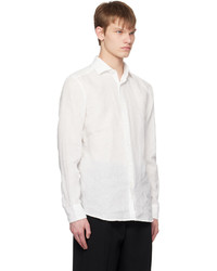 Zegna White Buttoned Shirt