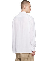 Engineered Garments White Classic Shirt