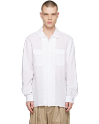 Engineered Garments White Classic Shirt
