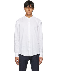 BOSS White Linen Rolfo Shirt