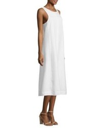 Eileen Fisher Organic Linen Midi Dress