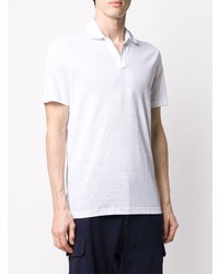 La Fileria For D'aniello Open Collar Linen Polo Shirt