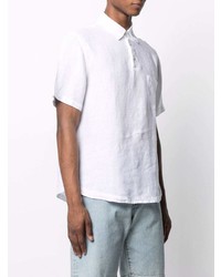 Costumein Short Sleeve Linen Polo Shirt