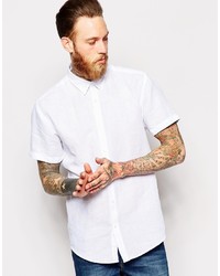 Selected Homme Linen Mix Short Sleeve Shirt