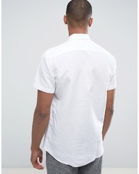 Selected Homme Regular Linen Short Sleeve Shirt