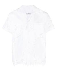 Bode Lace Panel Cuban Shirt