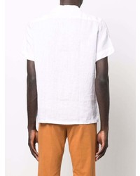 Eleventy Linen Short Sleeve Shirt