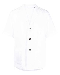 Lardini Notched Collar Short Sleeved Shirt