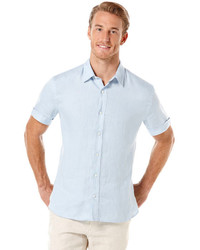 Perry Ellis Short Sleeve Linen Shirt