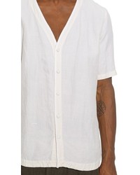 Robert Geller Short Sleeve Bound Shirt