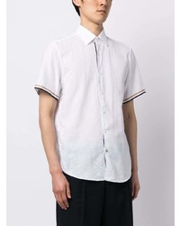 BOSS Short Sleeve Cotton Linen Shirt