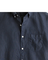 J.Crew Short Sleeve Irish Linen Shirt