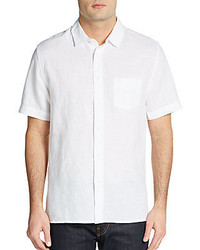 Trunks Short Sleeve Linen Blend Shirt