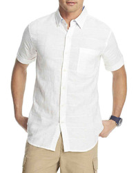 Izod Short Sleeve Linen Cotton Shirt