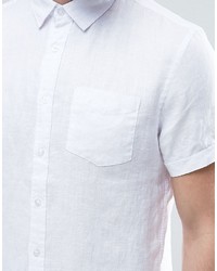 Celio Short Sleeve Linen Shirt