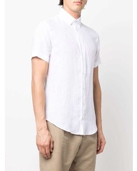 Giorgio Armani Short Sleeve Linen Shirt