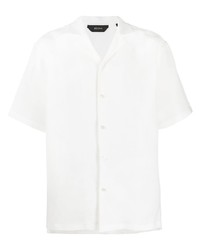 Zegna Short Sleeve Linen Shirt