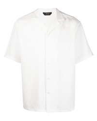 Zegna Short Sleeve Linen Shirt