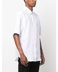 Billionaire Silver Cut Linen Shirt