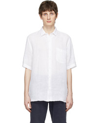 Sunspel White Linen Shirt