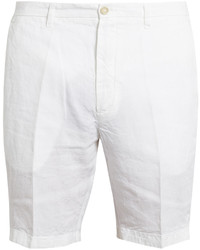 120% Lino 120 Lino Slim Fit Linen Shorts