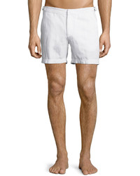 Orlebar Brown Cavrin Solid Linen Shorts White