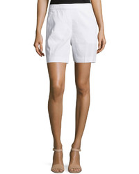Theory Harsbie Crunch Washed Shorts White