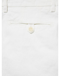 Etro Linen Solid Slant Pocket Shorts