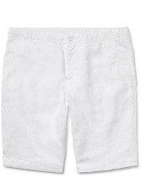 Aspesi Slim Fit Linen Shorts