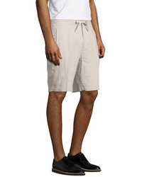 Saks Fifth Avenue Solid Drawstring Linen Shorts