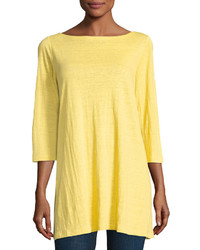 Eileen Fisher 34 Sleeve Organic Linen Tunic