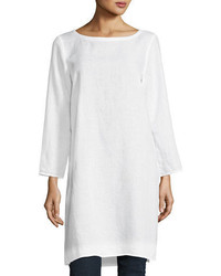 Eileen Fisher Organic Handkerchief Linen Tunic Plus Size