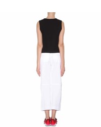 Marni Cotton And Linen Blend Trousers