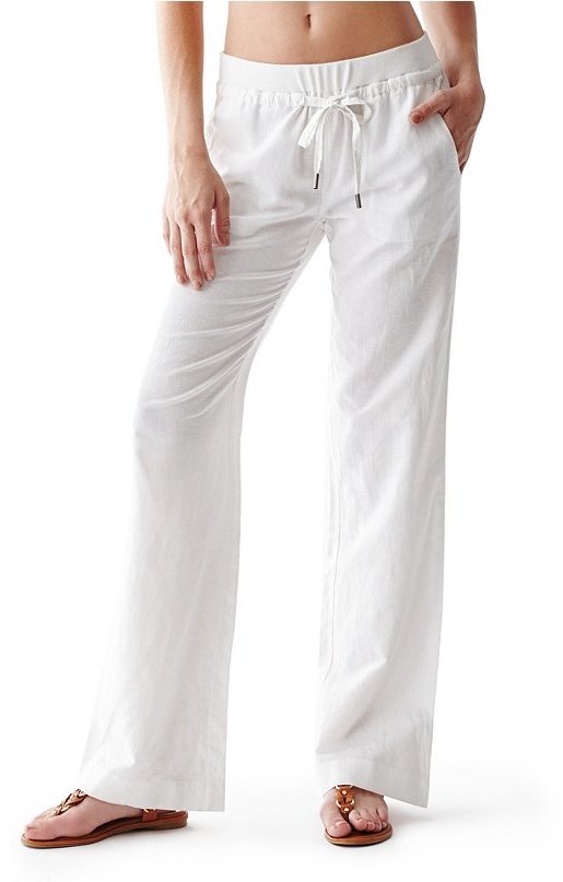  White Linen Pants Women