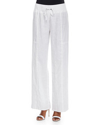 Eileen Fisher Organic Linen Wide Leg Pants