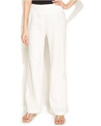 macys womens white pant suits