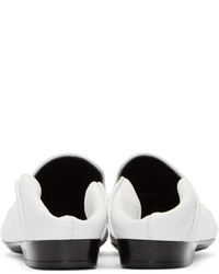 Clergerie White Fanim Loafers