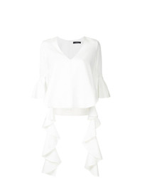 Ellery Ace Frilled Sleeve Top