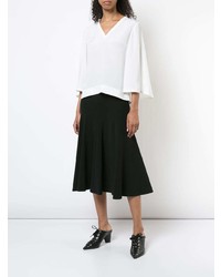 Derek Lam Alek V Neck Full Blouse