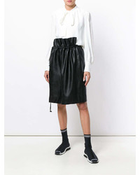 MSGM Long Sleeved Bow Blouse