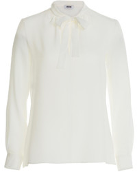Moschino Cheap & Chic Moschino Cheap And Chic Silk Blouse With Pussy Bow