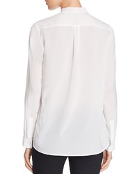 French Connection Pippa Plains Tie Neck Blouse